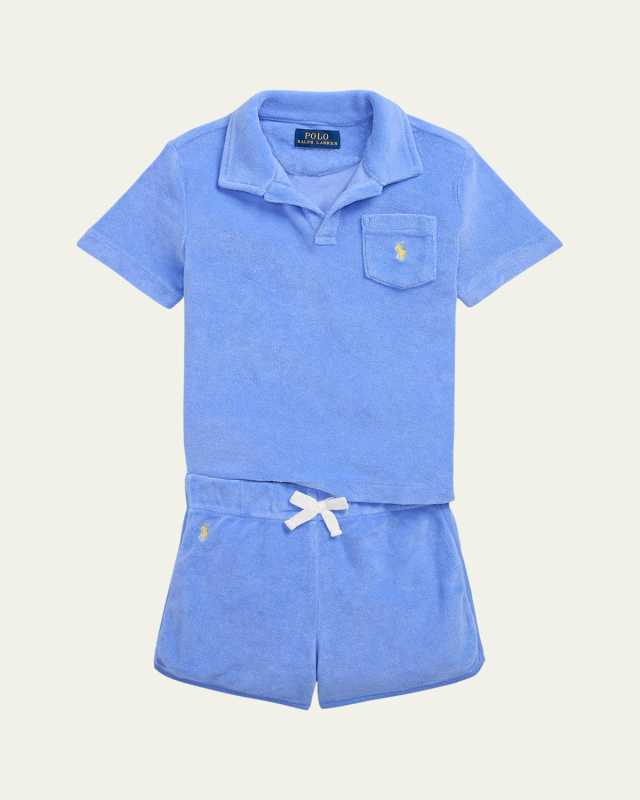 Boy's Two-Piece French Terry Set, Size 2-7